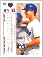 1991 Upper Deck Tino Martinez #553