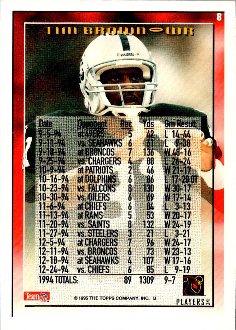 1995 Topps Tim Brown