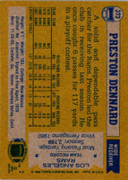 1982 Topps Preston Dennard #373