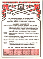 1981 Donruss Glenn Borgmann #159