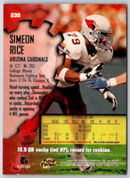 1997 Topps Stadium Club Football Simeon Rice #235