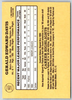 1985 Donruss Jerry Davis #162 Rookie