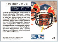 1991 Proset World League Elroy Harris #47