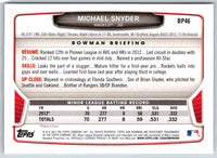 2013 Bowman Michael Snyder #BP46