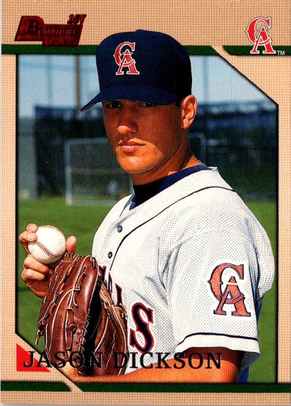 1996 Bowman Jason Dickson #219 Rookie