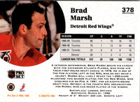 1991 Pro Set Brad Marsh #378
