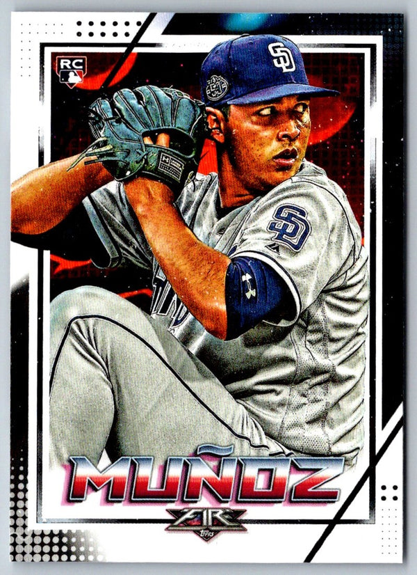 2020 Topps Fire Andres MuÃ±oz #173 Rookie