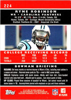2007 Bowman Ryne Robinson #224
