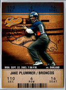 2003 Fleer Authentix Jake Plummer