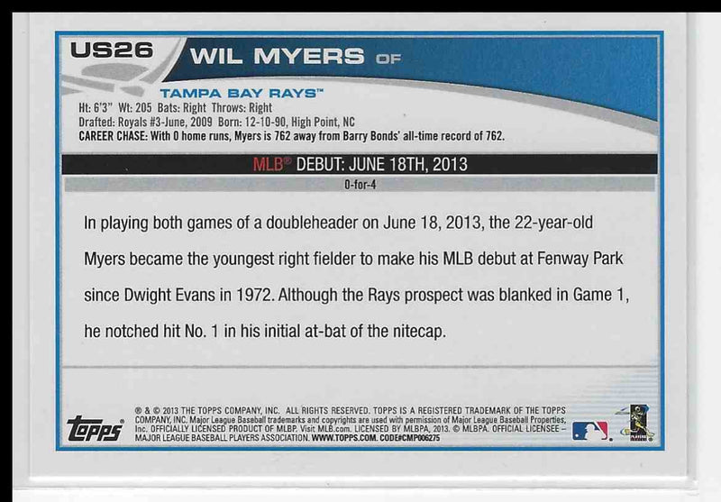 2014 Topps Update Wil Myers