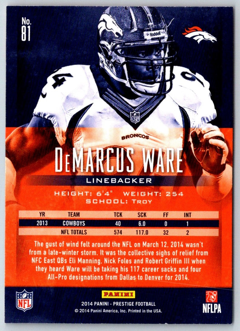 2014 Panini Prestige DeMarcus Ware