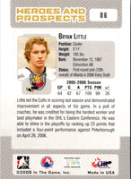 2006 In The Game Heroes and Prospects Bryan Little #86