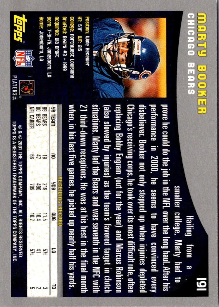 2001 Topps Marty Booker