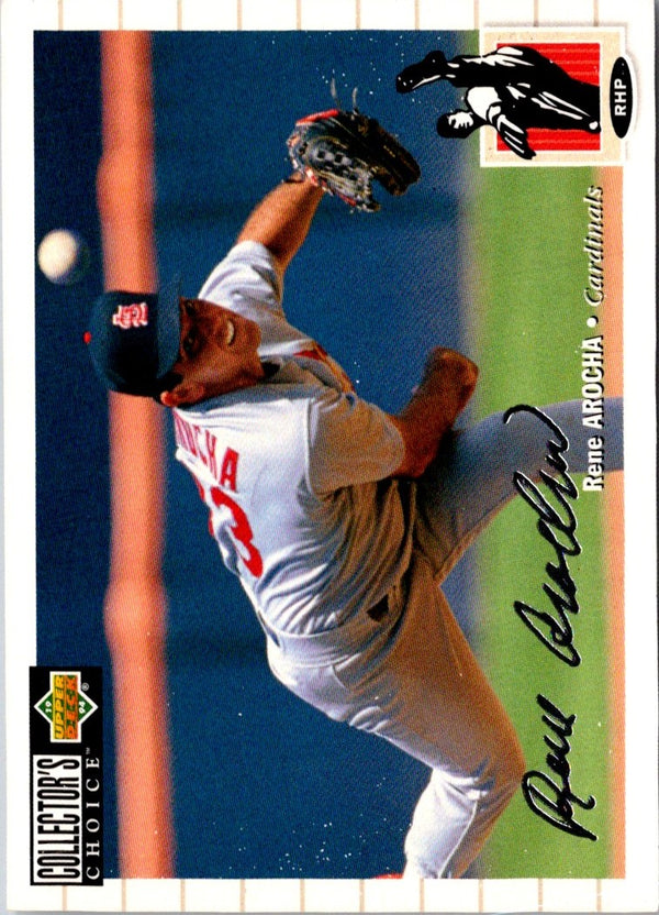 1994 Collector's Choice Rene Arocha #41 Silver Signature