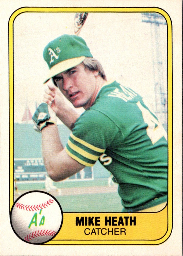 1981 Fleer Mike Heath #583