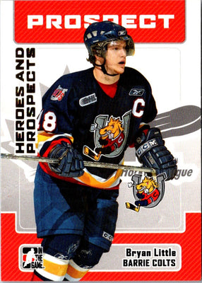 2006 In The Game Heroes and Prospects Bryan Little #86