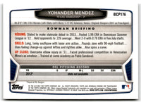 2013 Bowman Chrome Prospects Yohander Mendez #BCP176