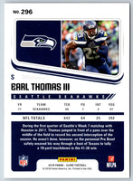 2018 Score Scorecard Earl Thomas III #296