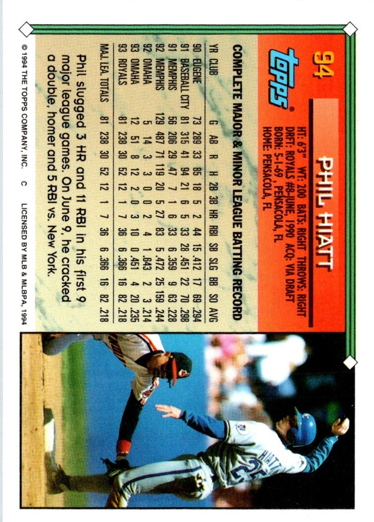 1994 Topps Phil Hiatt