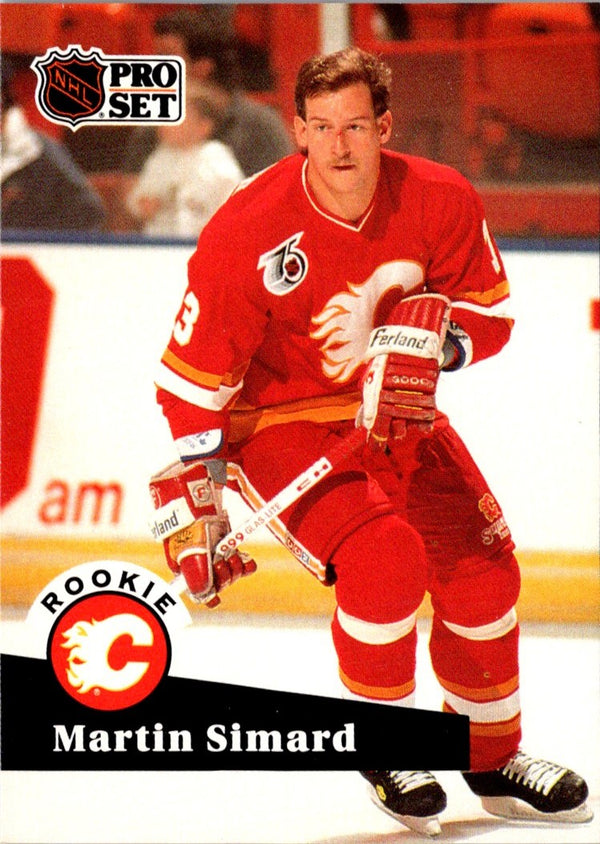 1991 Pro Set Martin Simard #526 Rookie