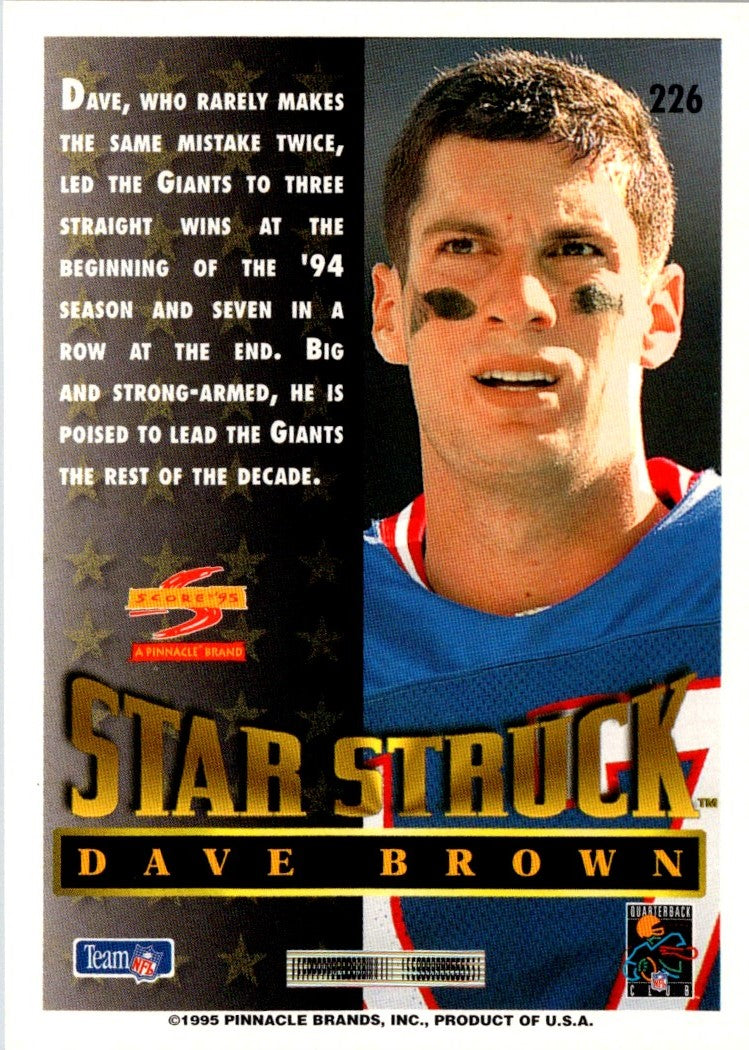 1995 Score Dave Brown