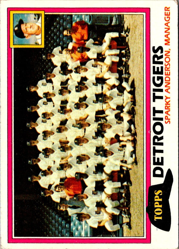 1981 Topps Detroit Tigers - Sparky Anderson #666