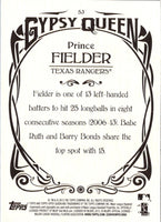 2015 Topps Gypsy Queen Prince Fielder #53