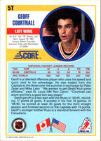1990 Score Traded Geoff Courtnall #5T