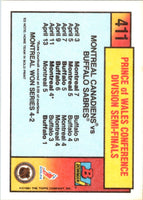 1991 Bowman Montreal/Buffalo Playoff Action #411