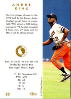 1994 Signature Rookies Draft Picks Bill King #55
