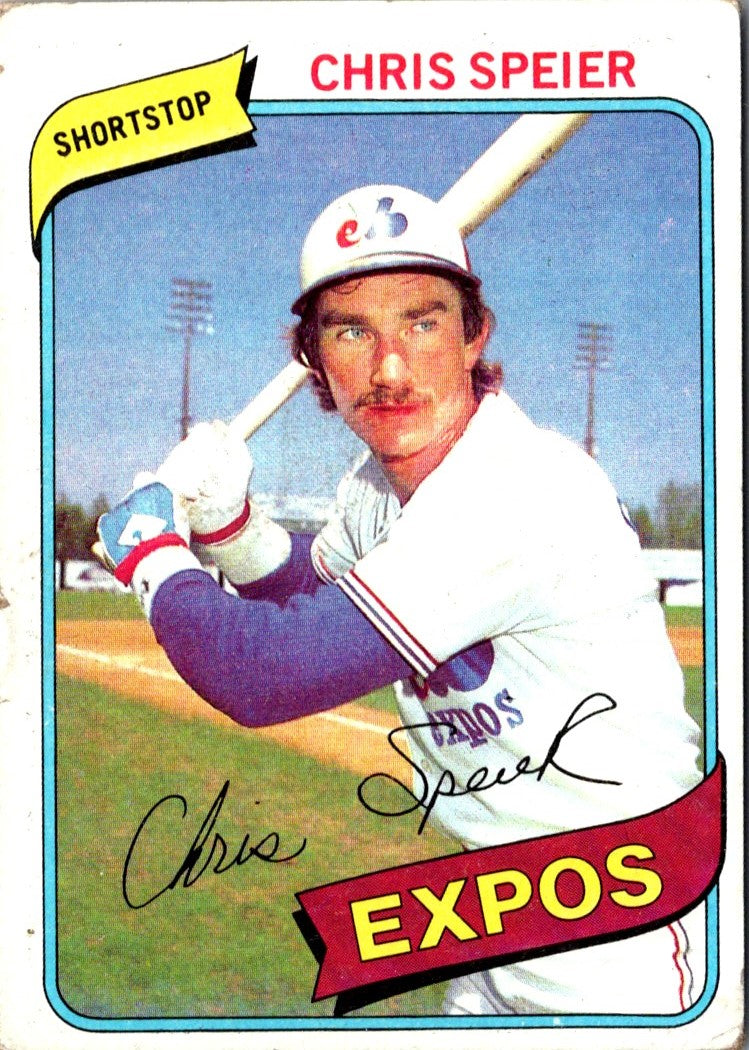 1980 Topps Chris Speier