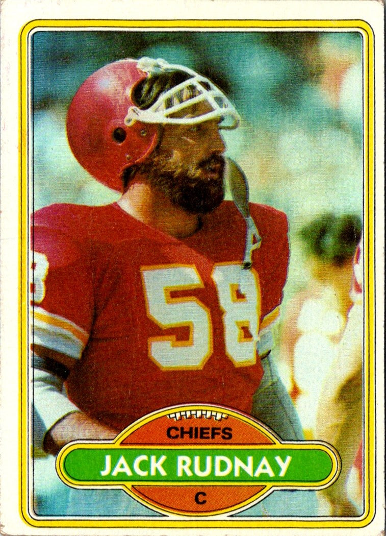 1980 Topps Jack Rudnay