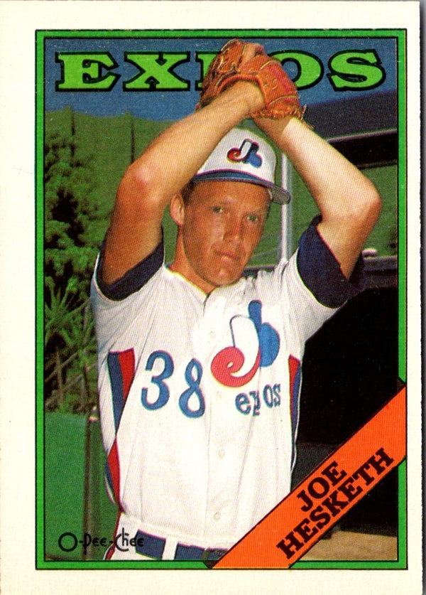 1988 O-Pee-Chee Joe Hesketh #371