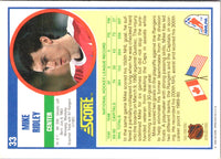1990 Score Mike Ridley #33