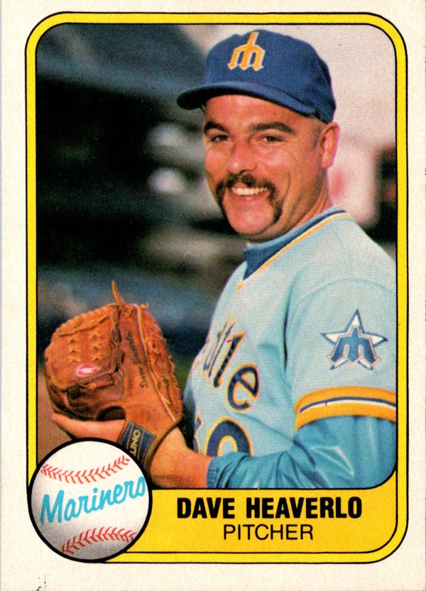 1981 Fleer Dave Heaverlo #594