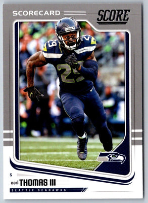 2018 Score Scorecard Earl Thomas III #296