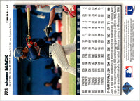1995 Collector's Choice SE Silver Signature Shane Mack #228