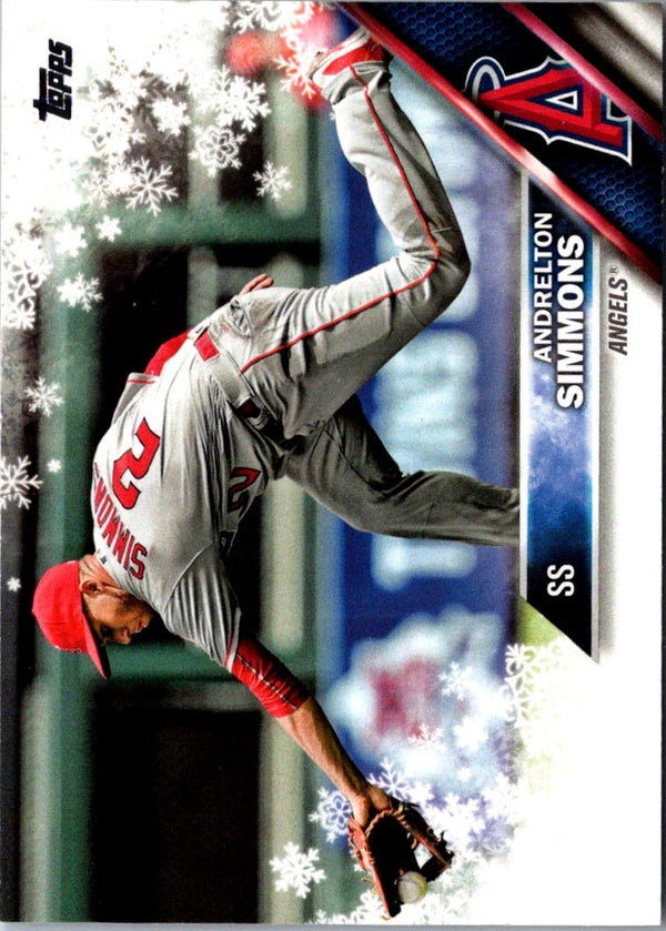 2016 Topps Holiday Baseball Andrelton Simmons #HMW14