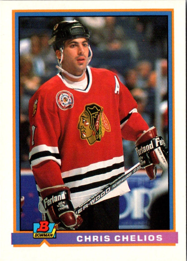 1991 Bowman Chris Chelios #398