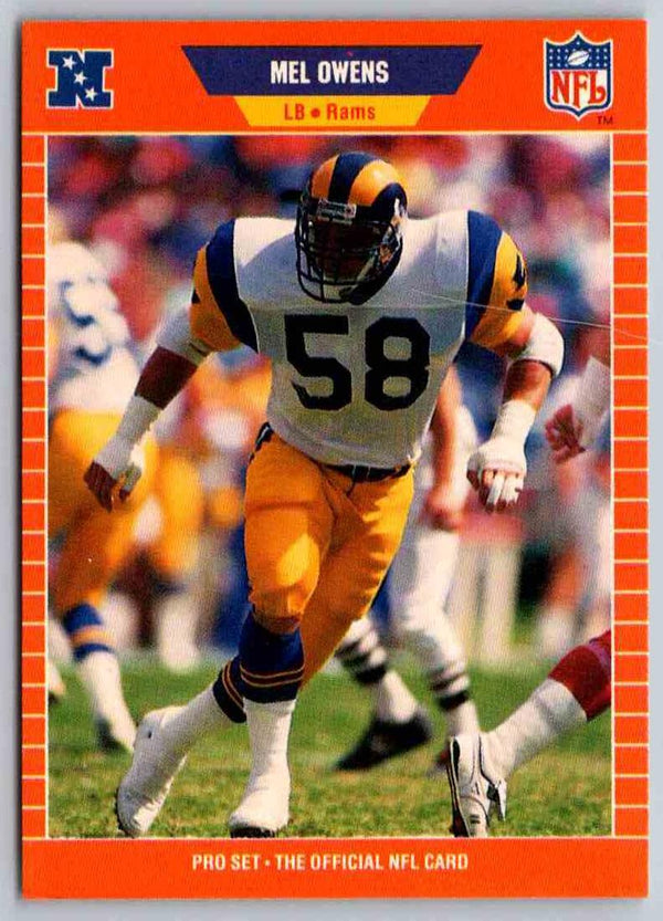 1989 NFL Proset Mel Owens #206