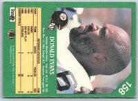1991 Fleer Donald Evans #158