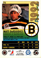 1991 O-Pee-Chee Premier Matt DelGuidice #96 Rookie