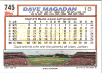 1992 Topps Dave Magadan #745