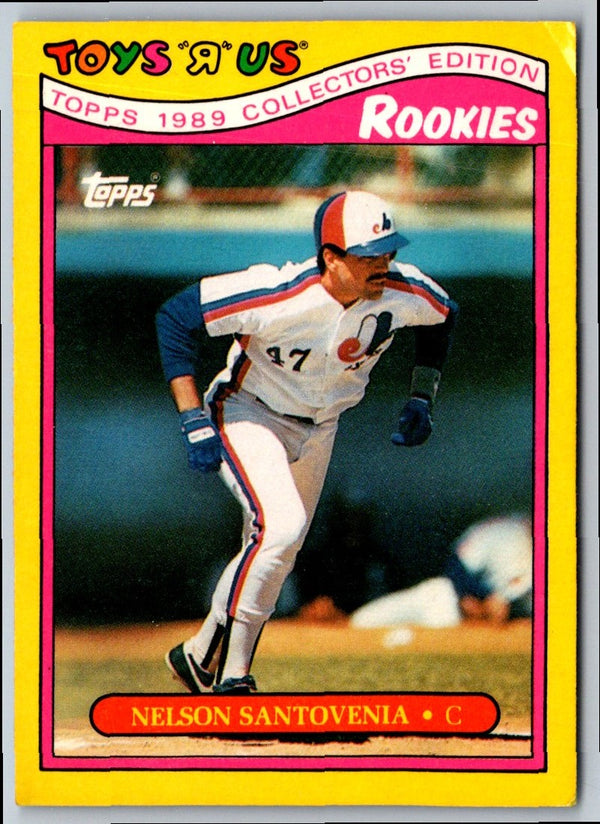 1989 Topps Toys'R'Us Rookies Nelson Santovenia #25