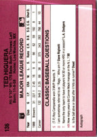 1989 Classic Travel Ted Higuera #136