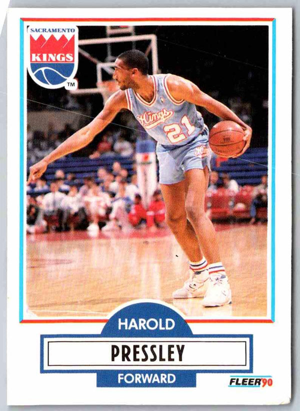 1990 Fleer Harold Pressley #166