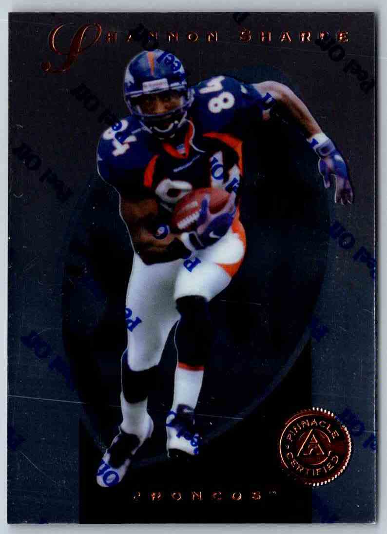 1997 Pinnacle Certified NFL Shannon Sharpe