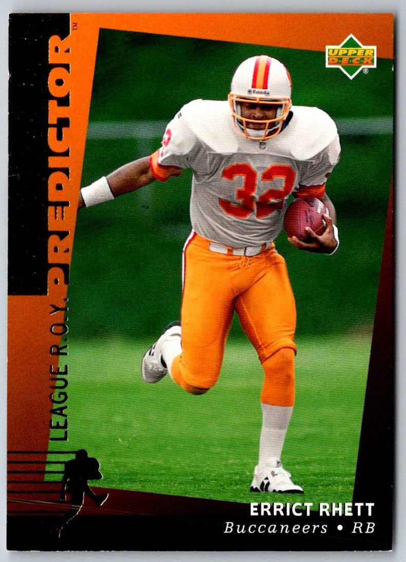 1994 Upper Deck Predictors Award Winners Exchange Errict Rhett