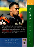 1996 Playoff Absolute Tony McGee