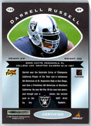 1997 Pinnacle Certified NFL Darrell Russell